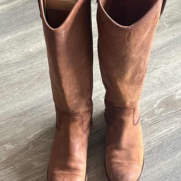 FRYE Bronze Leather Boots - Picture 4 of 4